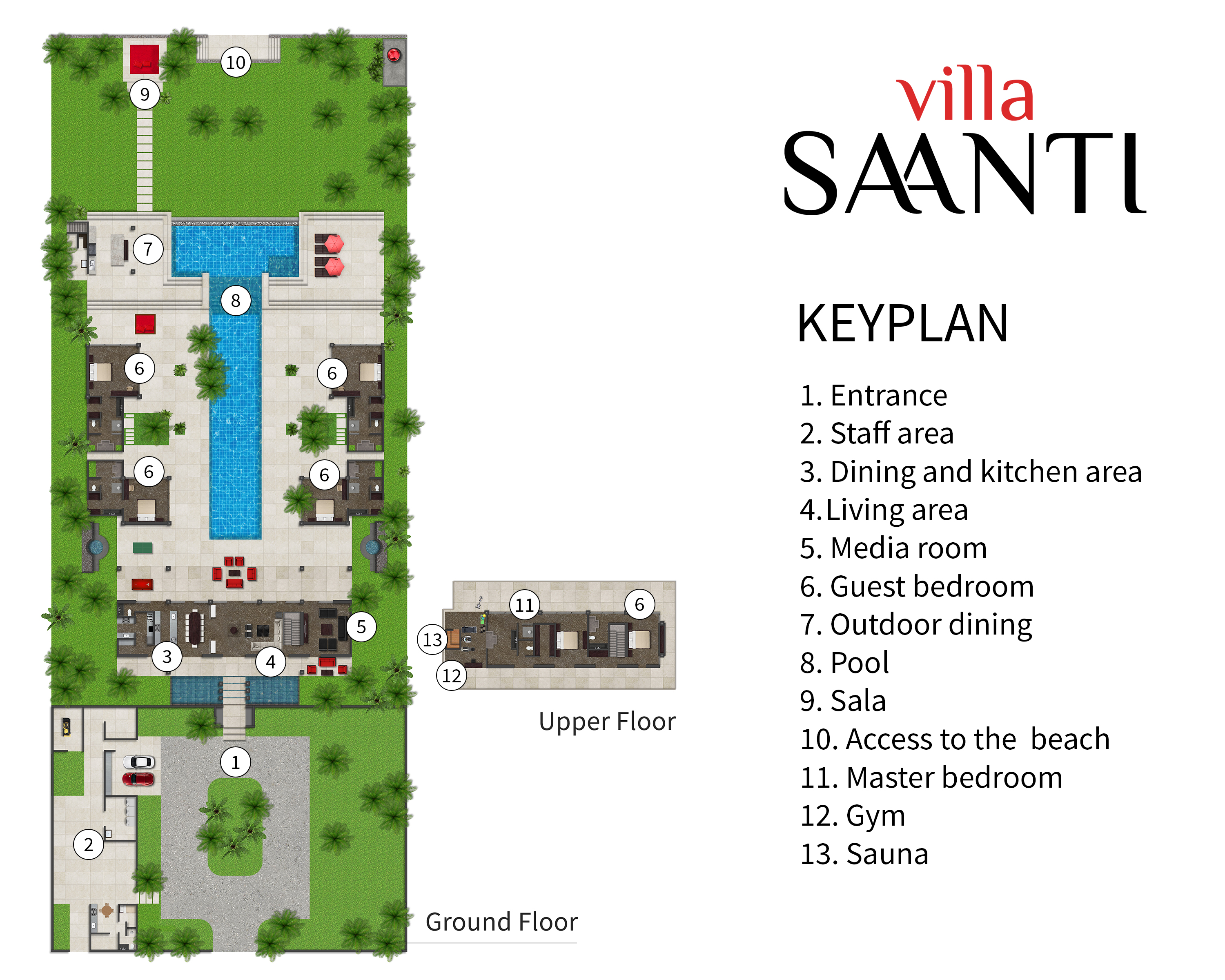 Villa Saanti - Floorplan